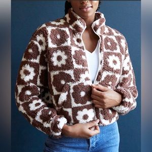 PACSUN || Oversize Sherpa Sweatshirt. Sz. S